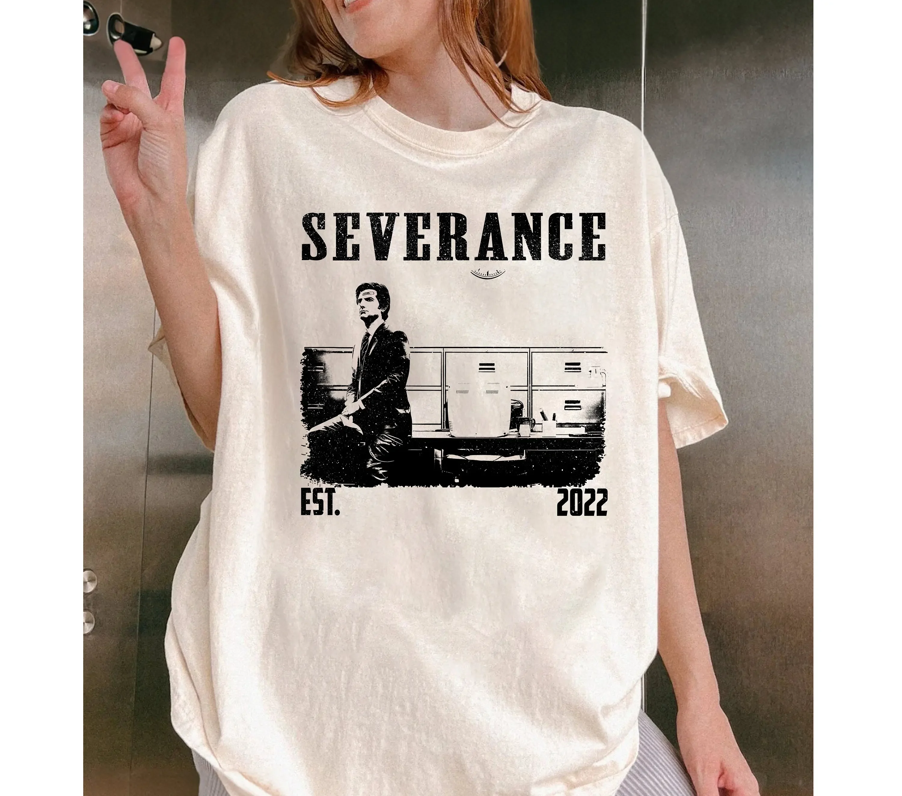 Severance T Shirt TV Series Movie Vintage Midcentury For Him