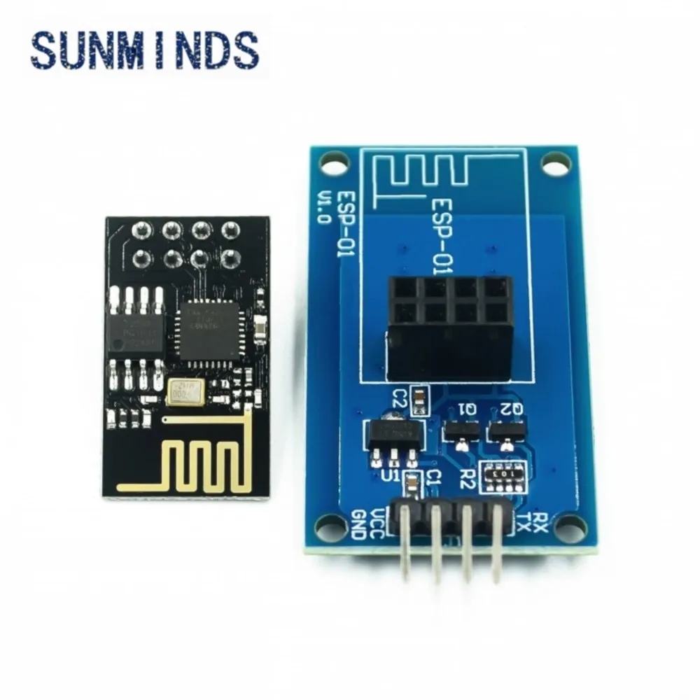 ESP8266 ESP-01S Serial Wireless WIFI Module For Arduino Transceiver Receiver Adapter Board for Raspberry Pi ForUNOR3 One 3.3V 5V