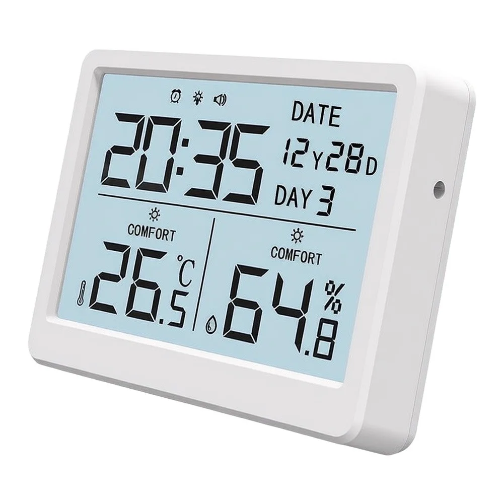 For Baby Room Climate Monitor Hygrometer Measures for temp and Humidity Accurately 8.8 x 6.8 cm Wall or Shelf Mount