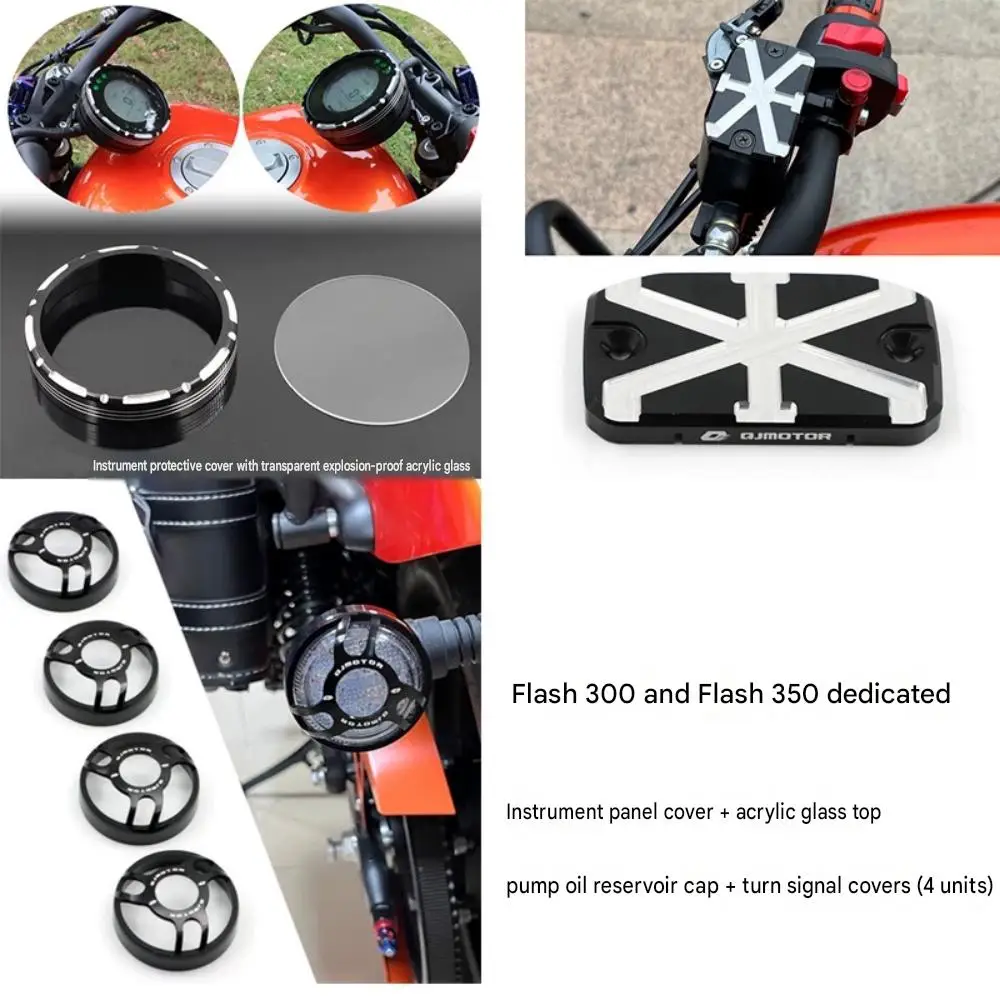 For QJMOTOR SRV 350/150/250/300, aftermarket instrument panel cover, speedometer protector, explosion-proof film accessories.