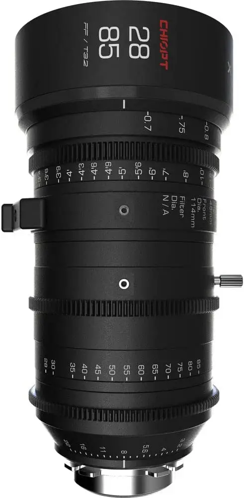 CHIOPT EXTREMER ZOOM XTREME 28-85mm/T3.2-T22 & 75-250mm/T3.2 Full Frame Zoom Film Ine Lens for  E Canon EF PL Mount Camera