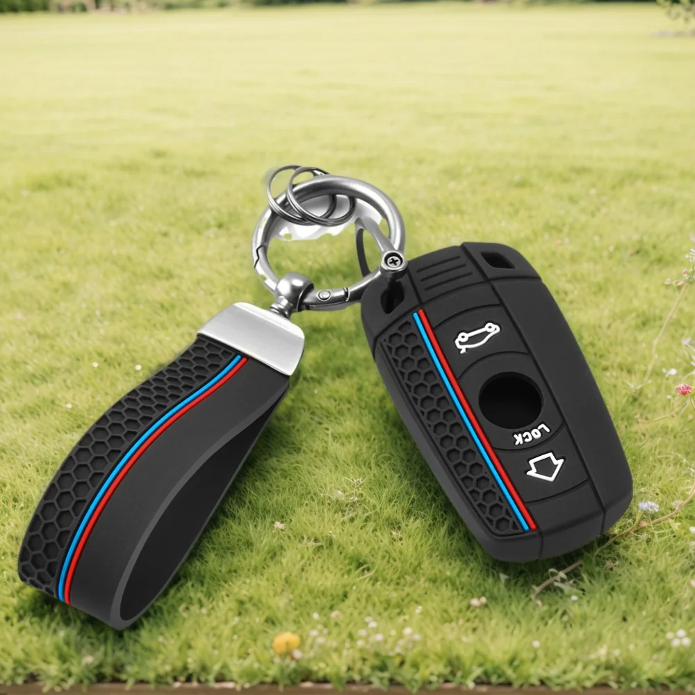 Silikon Auto Smart Key Fall Abdeckung Für BMW E60 E61 E70 E81 E87 E90 E91 E92 X1 X5 X3 1 3 5 6 serie Z4 Schutz Shell Zubehör