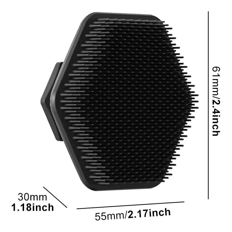 ผู้ชายซิลิโคนแปรงหน้า Scrubber Miniature Face ทําความสะอาดลึกโกนนวด Face Exfoliating Loofah แปรงขัดใบหน้าทําความสะอาด