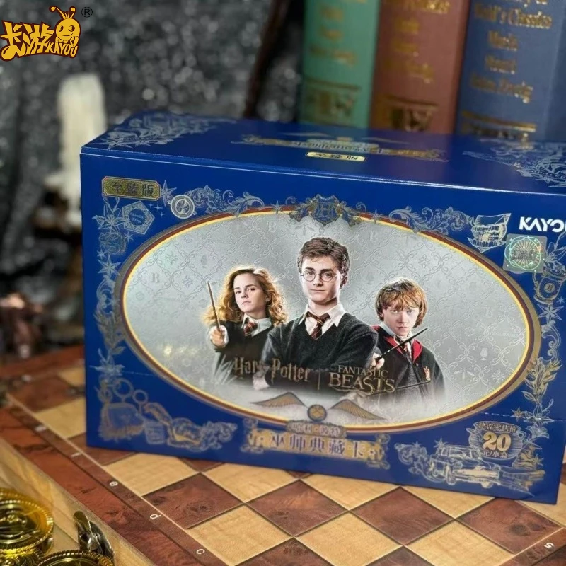 مجموعة KAYOU الأصلية Harry Potter Ultimate Edition Wizarding Collection بطاقات التداول حزمة من بطاقات الفلاش والهدايا