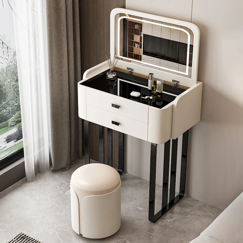 

Bedroom Luxury Furniture Storage Cabinet Makeup Toilets Deals Set Items Children's Dressing Tocadores Minimalist Rattan Nordic