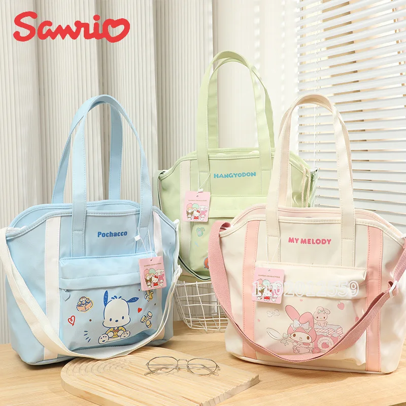 

Miniso Sanrio New Women's Handbag Luxury Brand Original Women's One Shoulder Crossbody Bag Cartoon Cute Girl Bag Large Capacity