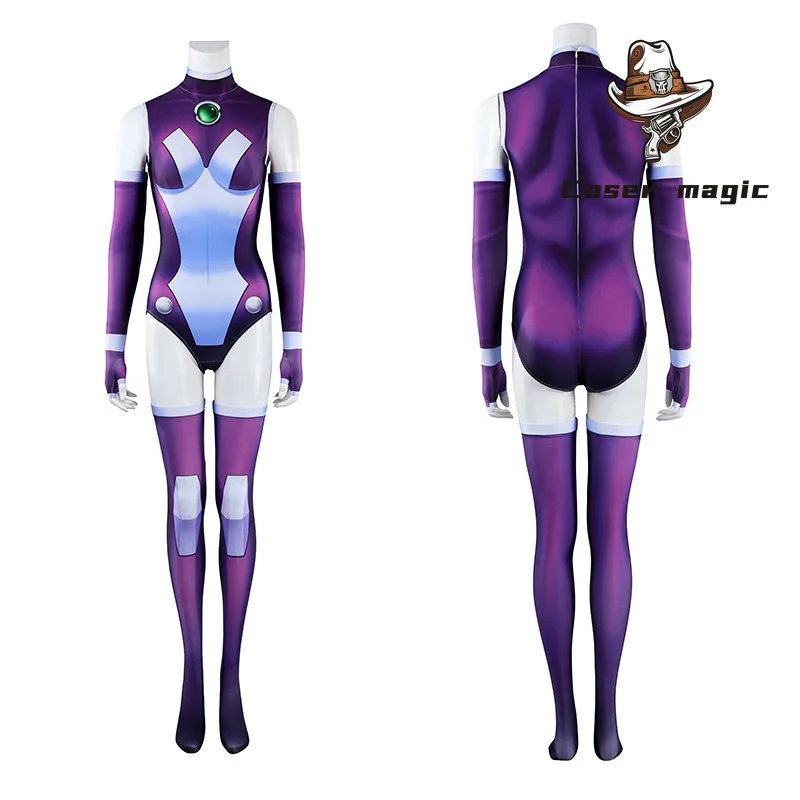 Costume de cosplay Koriand'r Starfire, uniforme pour Halloween, carnaval, fête de Noël, vêtements de jeu de rôle