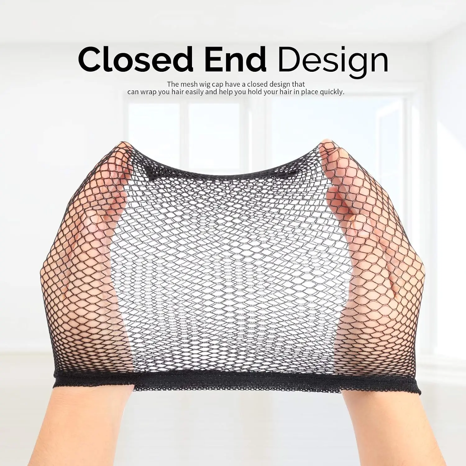 1/3/6pcs Stretchable Elastic Hair Nets - close End Mesh Net Wig Cap for HairStyling - High Quality and Durable