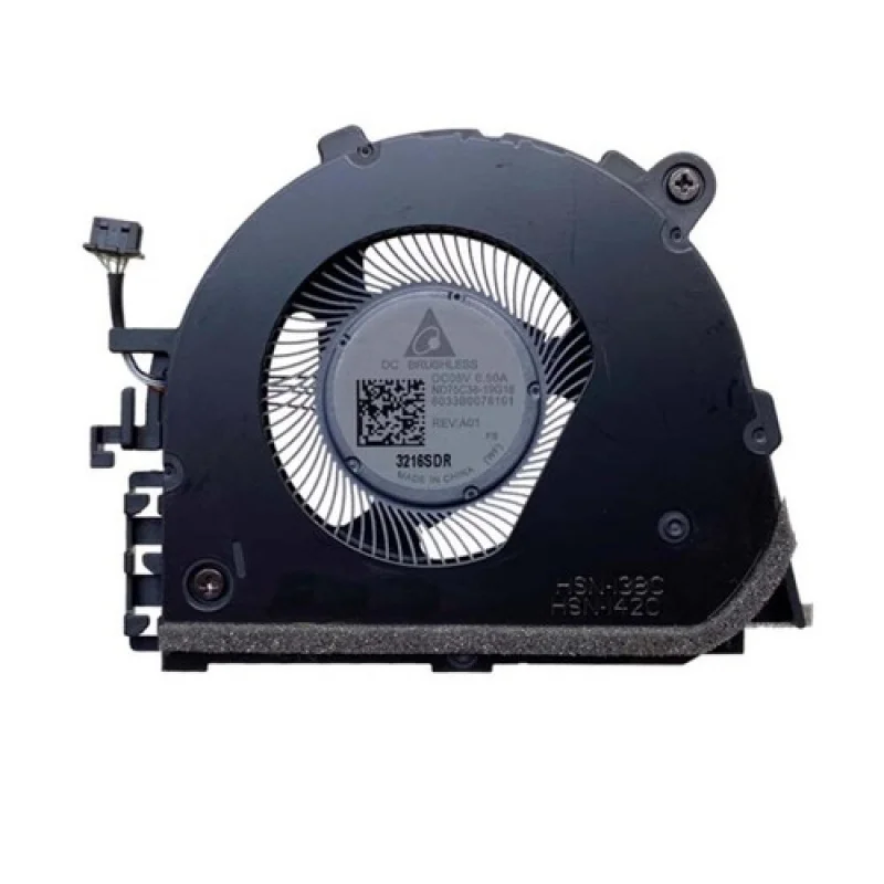 

L для HP EliteBook X360 830 G7 HSN-I42C HSN-I38C DC05V 0,50A охлаждающий вентилятор