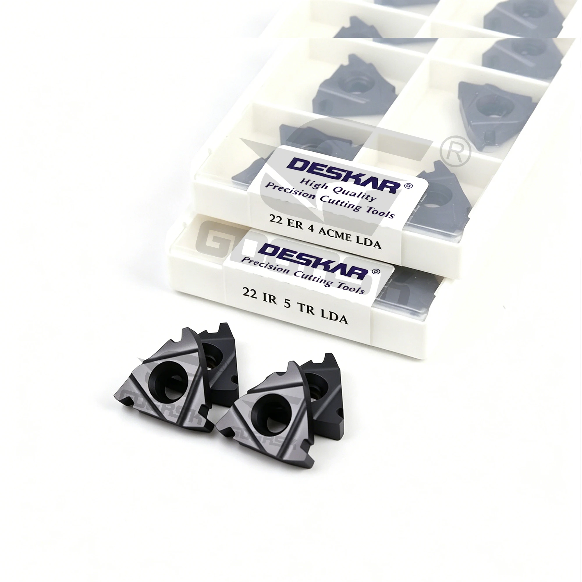 DESKAR 22ER/IR Serie Gewindefräsklinge 22ER/IR 4/5/6TR 5ACME LDA Innen- und Außengewindefräsklinge Universelle Materialbearbeitung – Detail 2