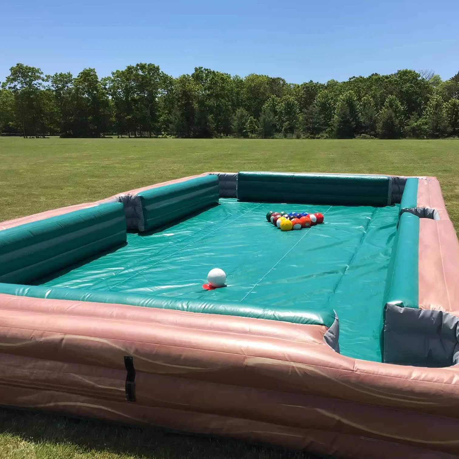 

Гигантский надувной бильярдный стол из ПВХ 6x4 м, уличный человеческий надувной бильярдный стол для веселых игр в аренду
