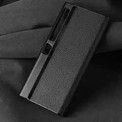 Genuine Leather Case For Huawei Mate XS 2 Case Luxury Folding Coque For Mate XS2 Cover Full Protection Housing