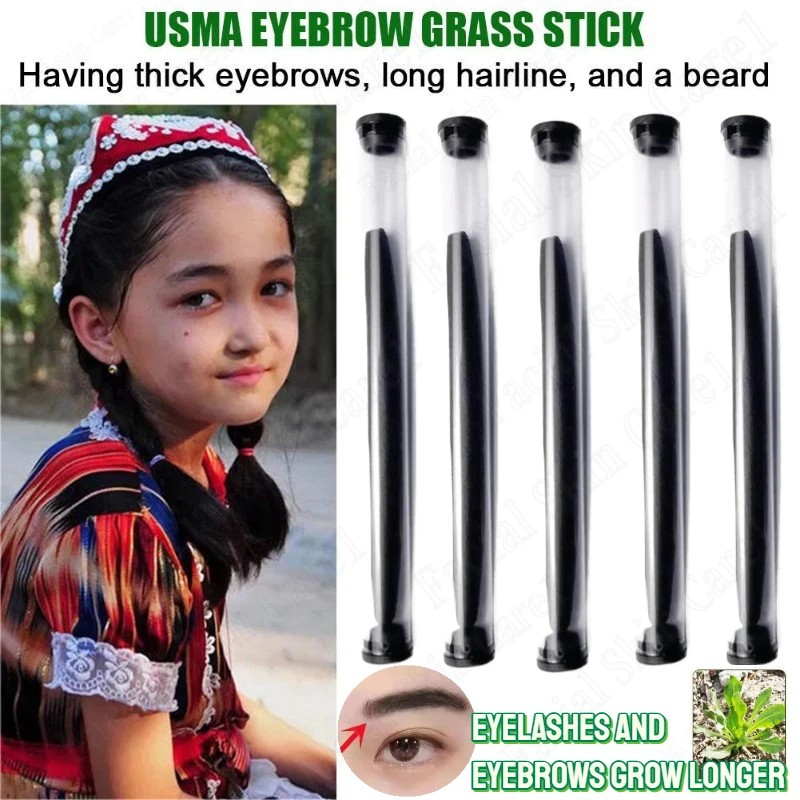 Eye Care Makeup Usma Grass Hair Stick Eyebrow Growth Stick Hairline Hair Faster Eyelash Growth Pure Plant Extract Skin Care