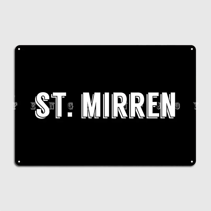 St. Mirren Fc Poster Metal Plaque Club Club Bar Printing Plates Tin Sign Poster