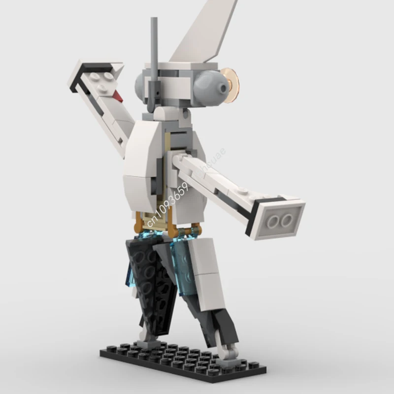 94 個 MOC ロボットマン nan モデルビルディングブロックレンガクラフトおもちゃ教育モジュラーキッズアーキテクチャクリスマスギフト