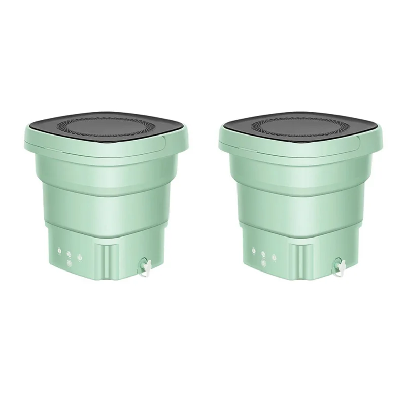 

KB-2X Складная стиральная машина с ведром для сушки одежды, носков, нижнего белья, стиральная машина, мини-зеленая вилка европейского стандарта