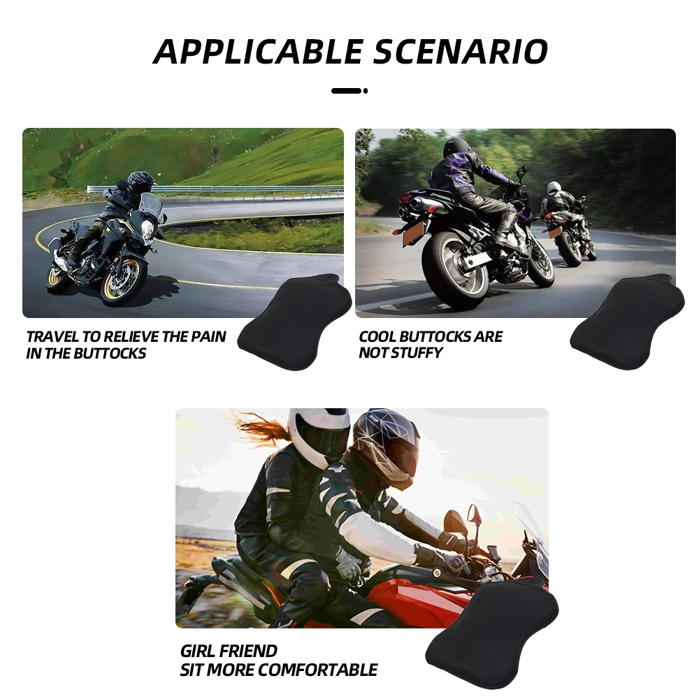 For HONDA Pan European ST 1300 ST ST1300 Accessories Gel Seat Cushion Breathable Heat Insulation Shock Absorption Seat Cover Pad