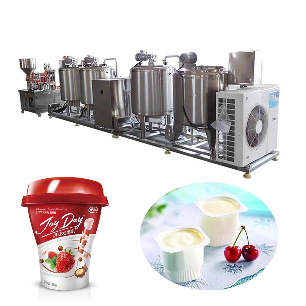 FOODLINE Industrial Probiotic Yogurt Line Overheat Safety Protection Full Detachable Tank Easy Deep Sanitizing Cleaning
