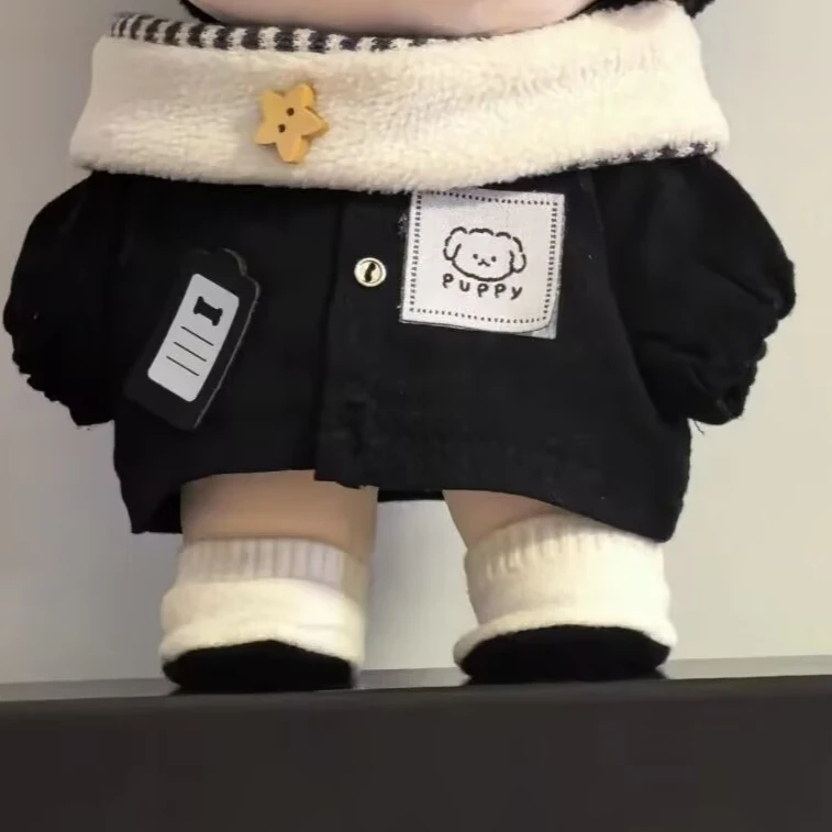 

Хлопковая кукла 20 см, милая плюшевая кукольная одежда, очки, аксессуары, атрибут, набор кукол-одевалка