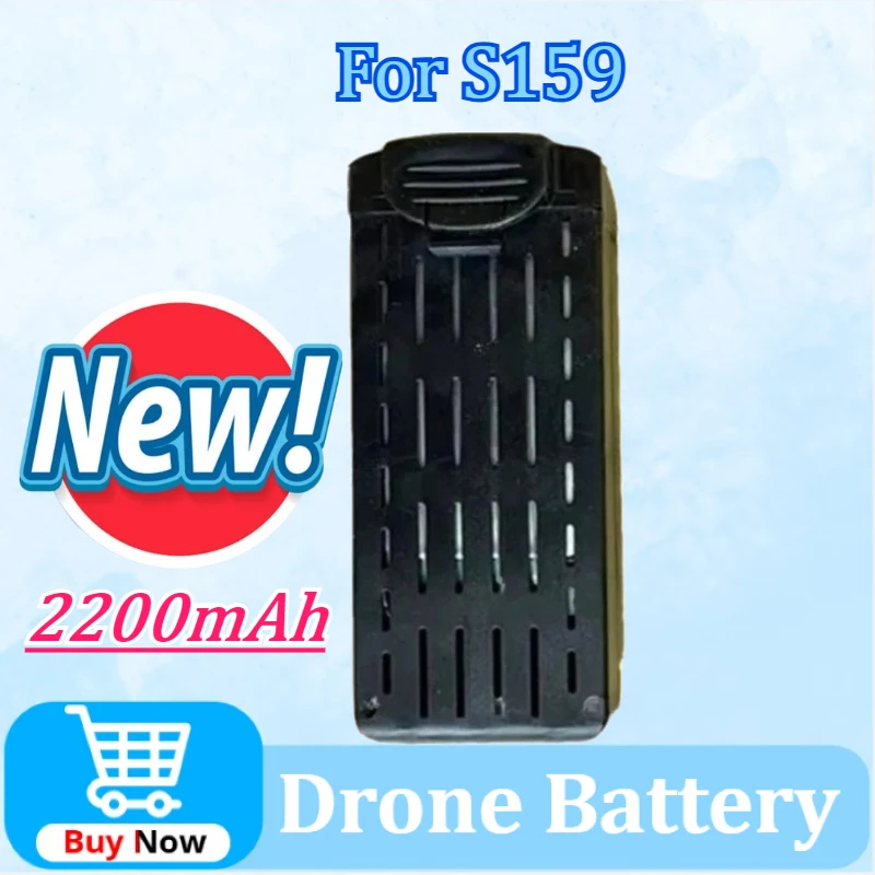 

Newly Upgraded 7.4V 2200mAh Replacement Drone Battery For S159 RC Drone Spare Accessories Parts Powerful Replacement Batteries
