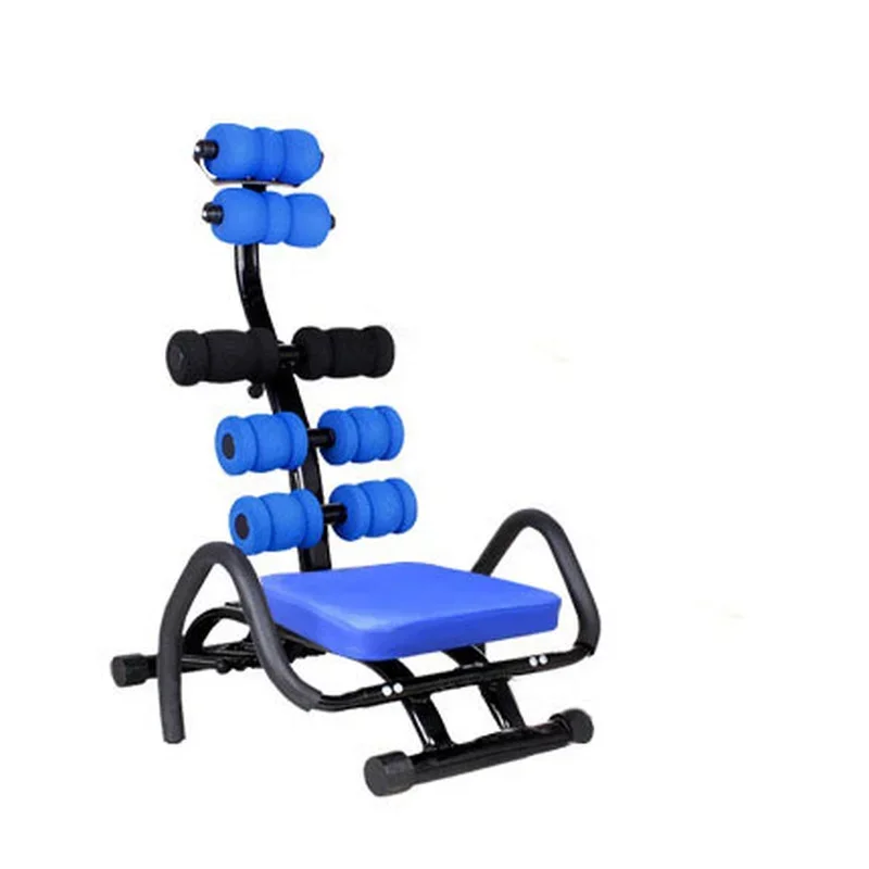 Multifunction Sit-Up Bench Supine Board Ab Coaster Chair Push-Up Rack Abdominal Leg Stretch Cycling Stepper Fitness Equipment