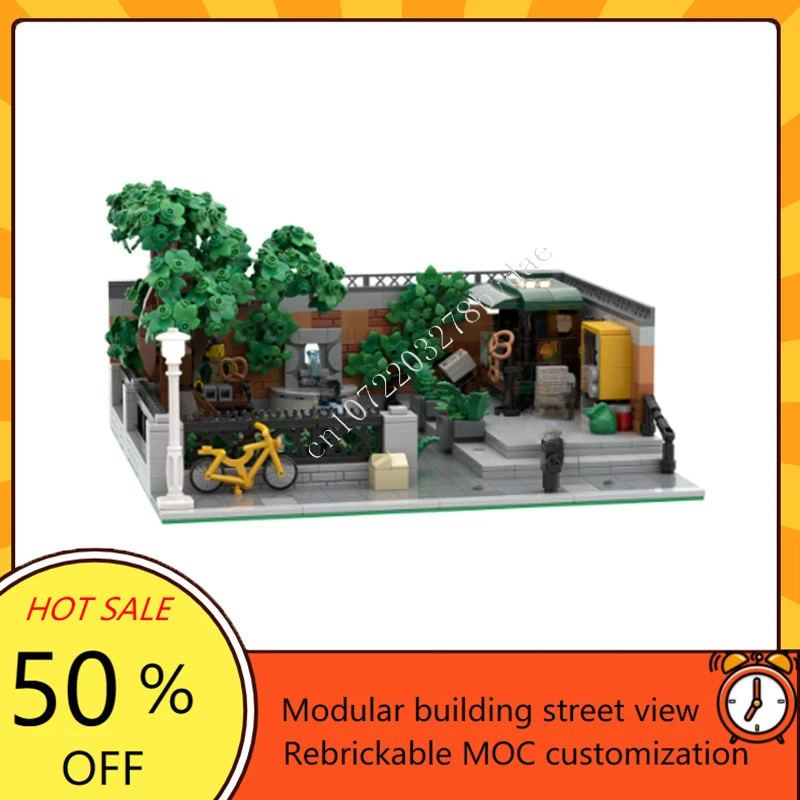 4049PCS Park Collection Modulaire MOC Creatieve street view Model Bouwsteen Architectuur DIY Onderwijs Assemblagemodel Speelgoed Cadeau