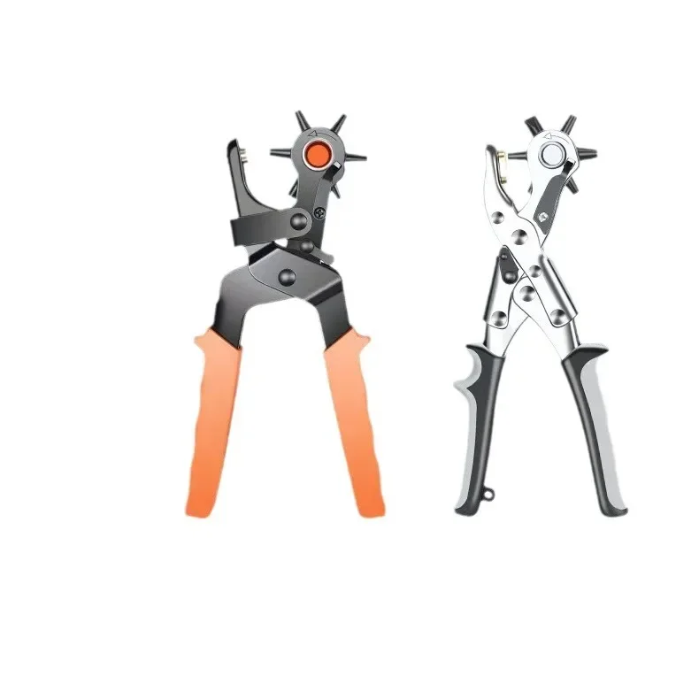 Leather Hole Punch Pliers 9 Inch Durable Multi-Function Punching Tool for Goods Puncher