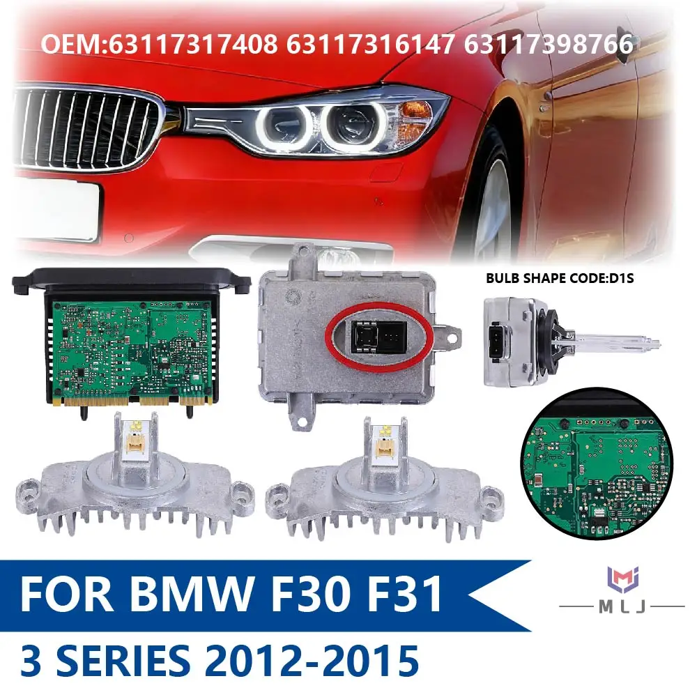 

63127296090 63217217509 63117398766 63117316147 For BMW 3 Series F30 F31 2012-2015 Xenon Headlight DRL Ballast Module Angel Eye