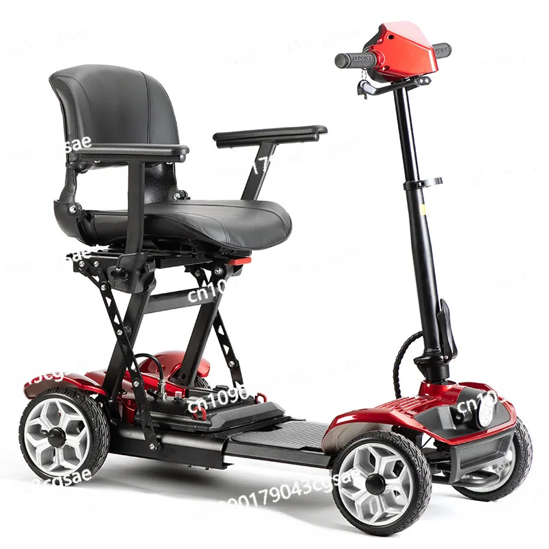 

Elderly Disabled Four-wheel Scooter in The United States Foldable Ultra-light Aluminum Alloy Electric Scooter