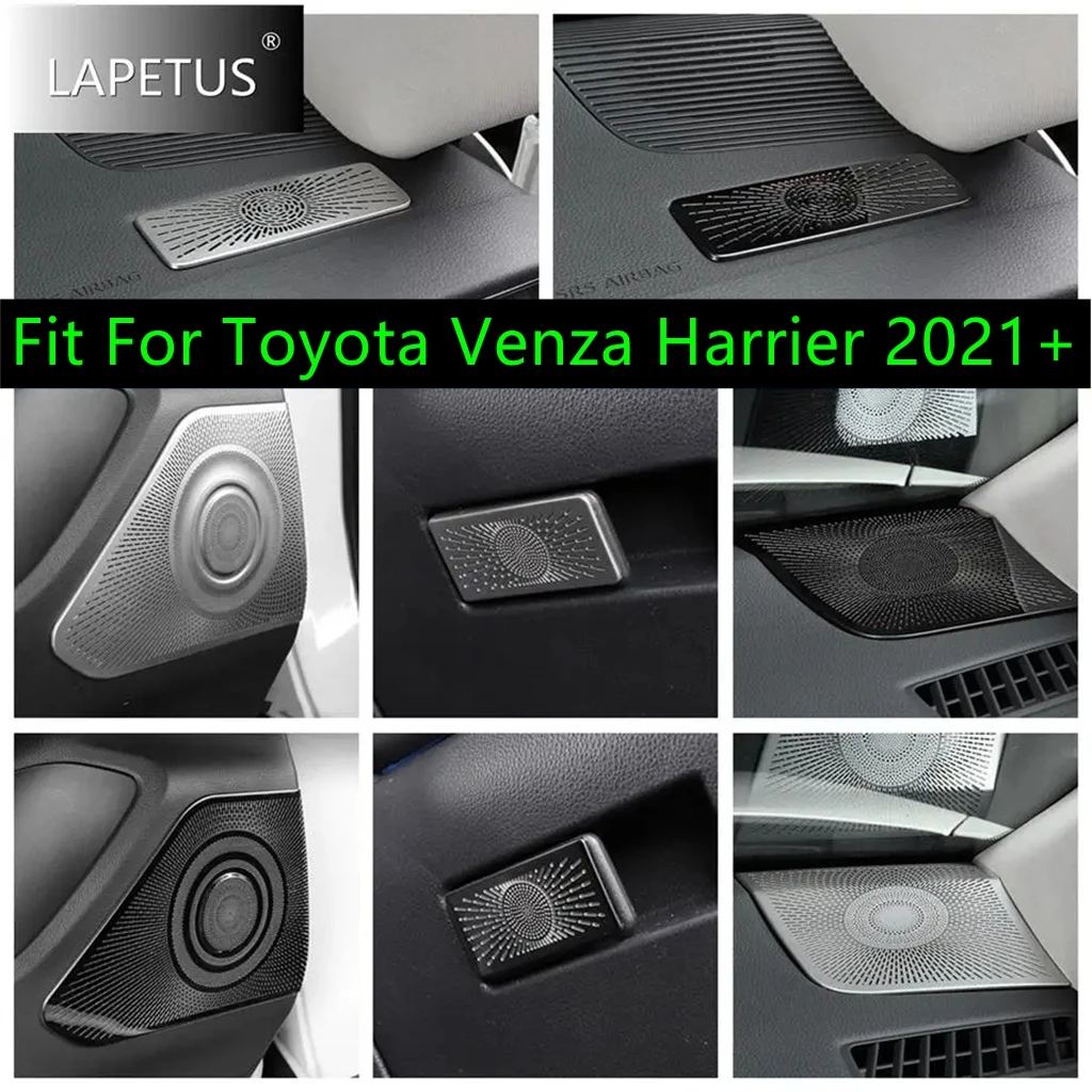 

Auto Dashboard Door Speaker / Air AC Outlet Vent / Glove Storage Box Accessories Cover Trim For Toyota Venza Harrier 2021 - 2024