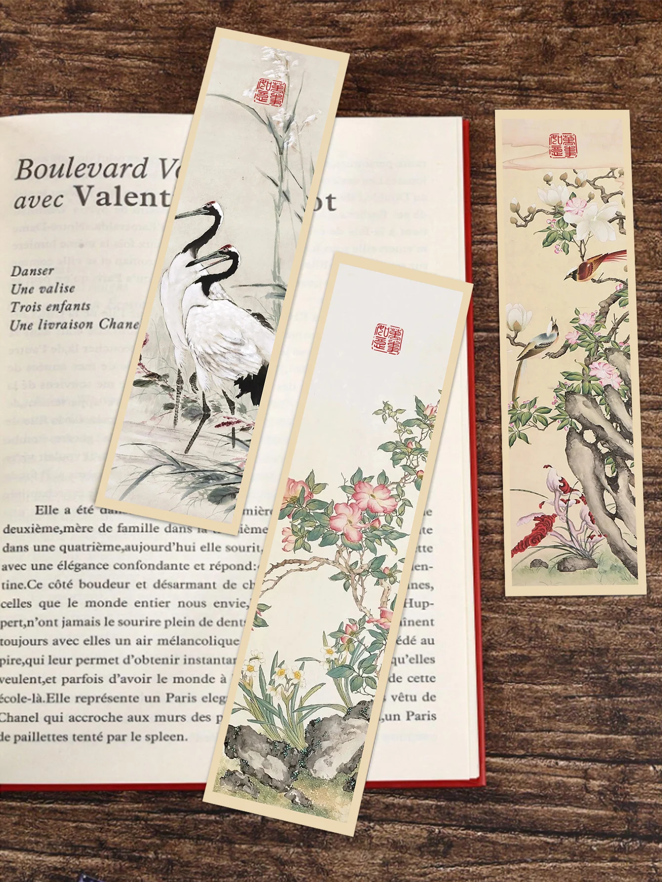 Imagem -06 - Chinese Pintura Estilo Bookmark Páginas de Leitura Marcação do Livro Notebook Marcação Cartão Student Papelaria 30 Pcs