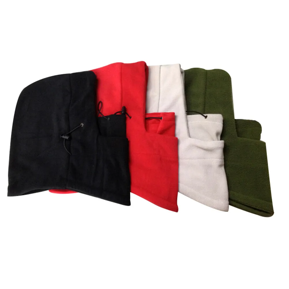 6 in 1 Thermal Warm Balaclava Full Face Hat Neck Warmer Windproof Breathable Adjustable Outdoor Winter Sports Ski Bike Army
