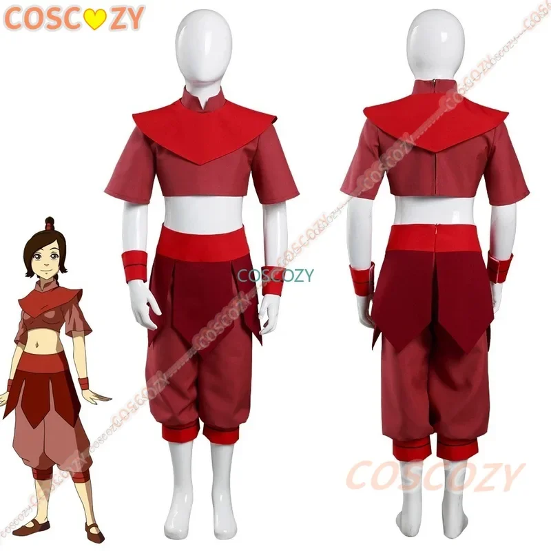 Ty Lee Anime Avatar O Último Airbender Cosplay Traje, Roupas Carnaval Halloween