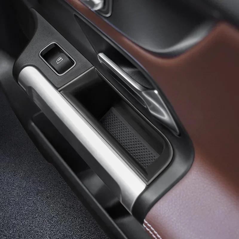 Interior Door Handle Storage Box For Mercedes Benz GLA 180 200 2020-2024 Container Holder Tray Accessories Car Styling