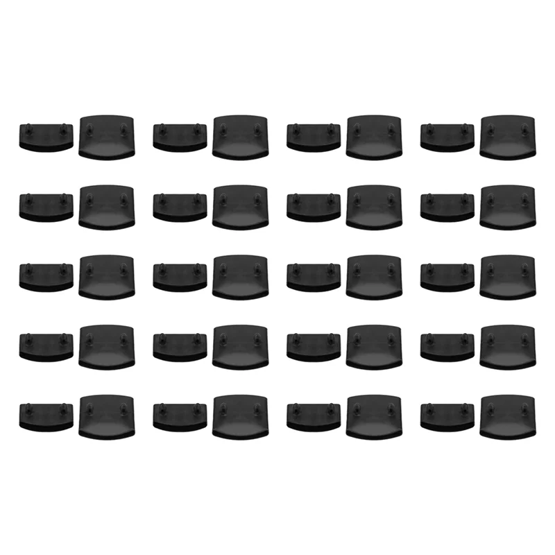 AEE2-40Piece Accessorio per mobili Supporti per tappi terminali a doghe per letto in plastica per il fissaggio di doghe in legno Telaio scheletro per letto