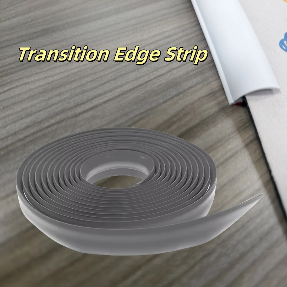 1pc 2m/78.74inSelf-Adhesive Carpet Edge Trim - Easy Cut,Plastic Threshold Strip for Carpet to Tile Floor Transition