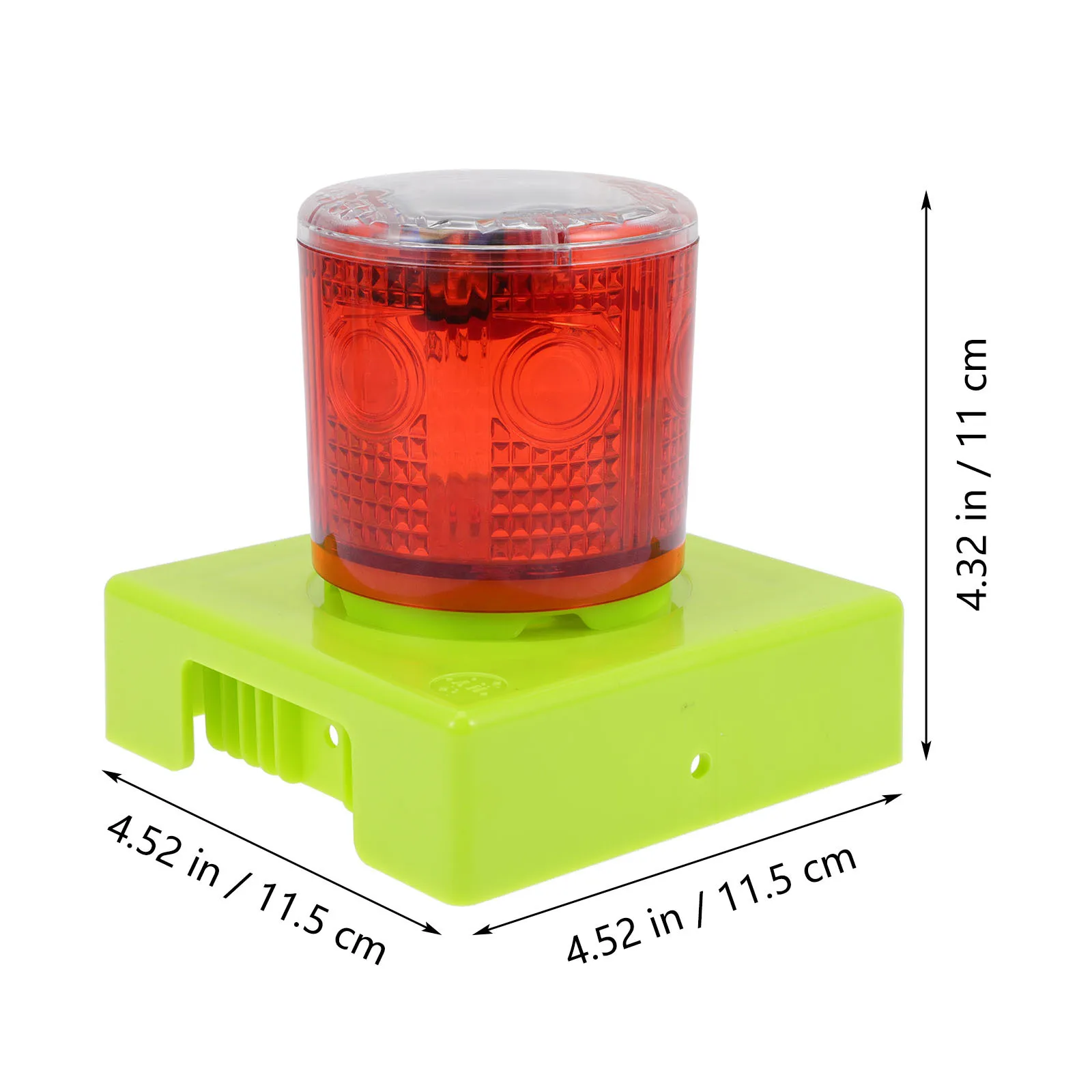 Solar Powered Warning Strobe Light Waterproof Traffic Flashing Lamp For Road Construction Emergency Vehicle Beacon Outdoor