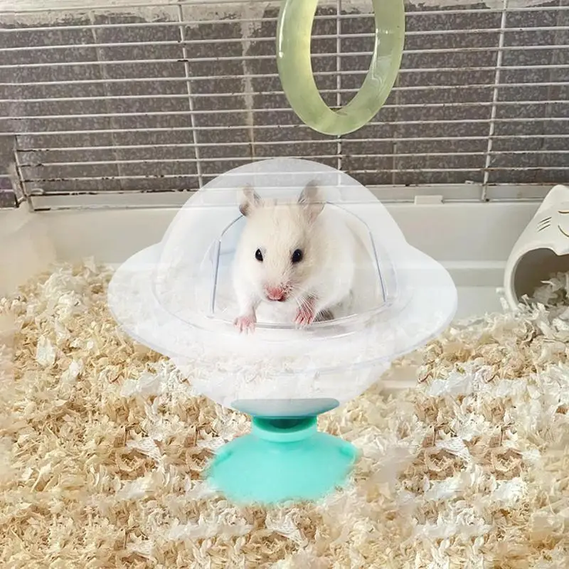 Caja de baño de arena para hámsteres, ducha, hámster, Chinchilla, cuenco de baño, contenedor de arena para baño, casa de Relax, refugio de animales pequeños