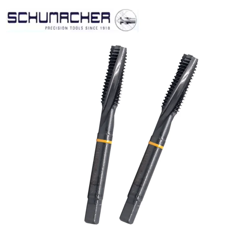 German Original SCHUMACHER JIS Standard Spiral Fluted Tap Pointed M3 M4 M5 M6 M8 M10 M12 Machine Thread Taps For Titanium Alloy