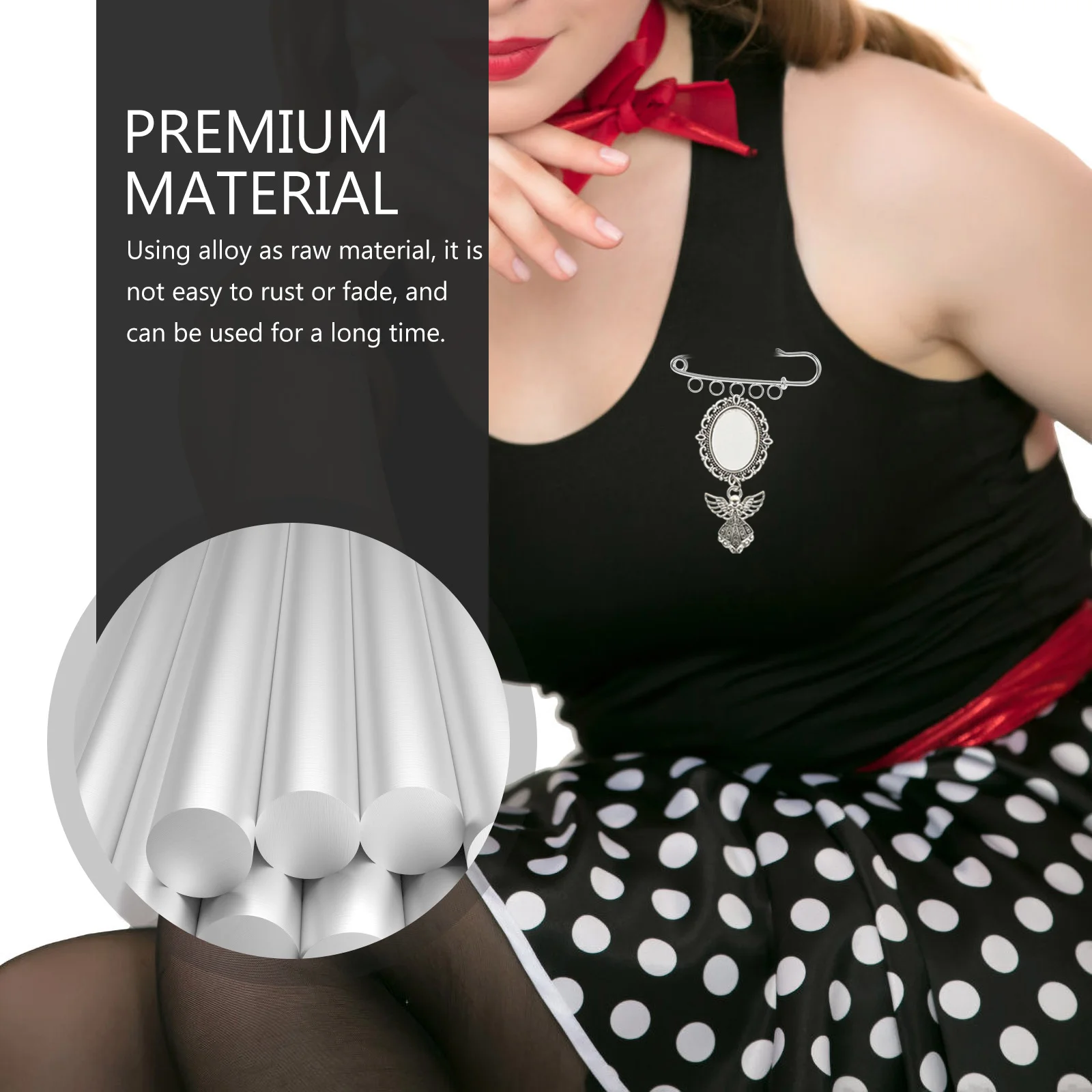 

Gold Alloy Safety Pins 10 Pcs for DIY Brooch Crafts Blanket Clips Fabric Fasteners Small Dress Pins Clothing Jewelry Clasp Man