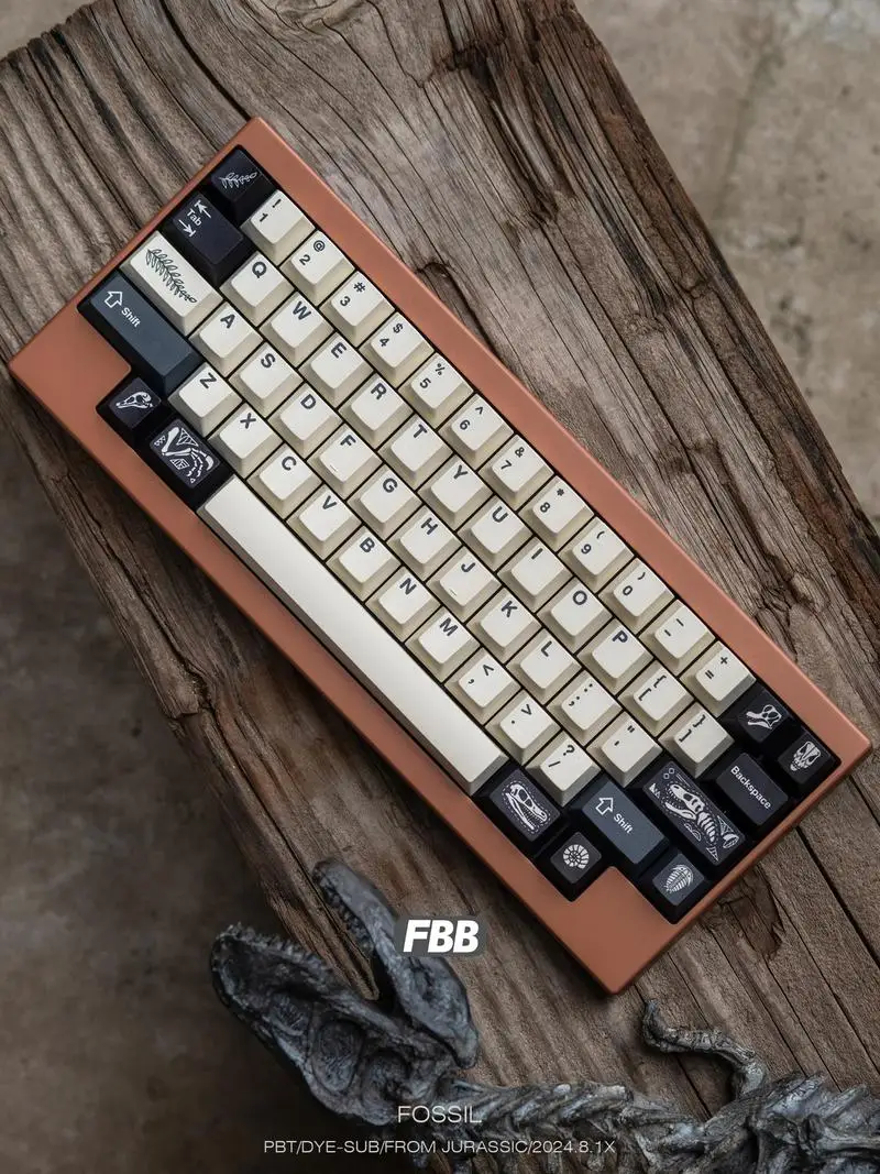 Imagem -05 - Fbb Fóssil Original Faça Você Mesmo Keycap Adequado para Personalizado Caps Teclado Mecânico Sublimação Térmica Cor Mista Pbt