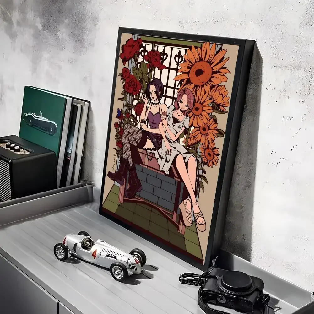 Anime N-Nana klassisches Poster, dekorative Wandkunst, Aufkleber, Wandbild, Fotodruck für Zuhause, Wohnzimmer, Flur, Dekoration – Detail 20