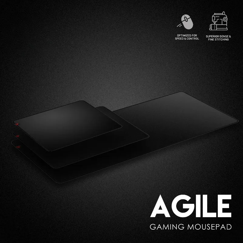 FANTECH AGILE MP353&MP453&MP903 Gaming-Mauspad mit Rutschfester Unterseite, Genähtem Rand, Wasserdichtem Glatten Stoff, Erweiterte Große Ausführung für Schreibtisch und Büro