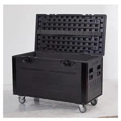 Cable Plastic Flight Case Stage Light Tool Wire Trunk Flycase Cabinet Thickened Storage Box with Wheels TV Showing Equipment