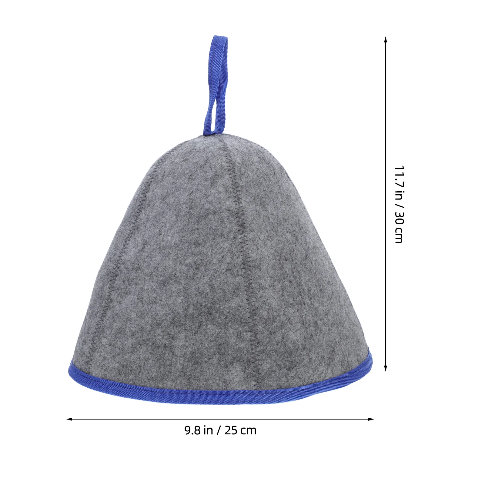 Bild 7: 1pc Sauna Für Frauen Verdickt Filz Bad Hut Wiederverwendbare Schnell Trocknend Wasser Absorbieren Leichte Dusche Kappe Russische Sauna Hut