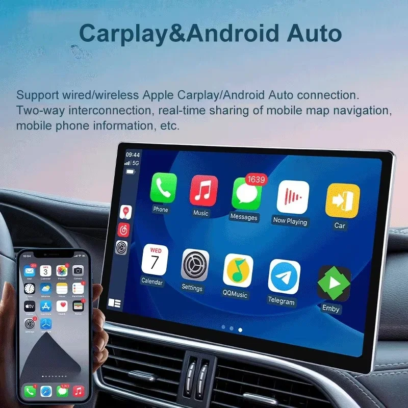 8 Core 4G DSP 13.1'' Carplay Autoradio Split Screen GPS Android Multimedia Radio Stereo Player for Discovery Sport 2016~2019 view 5