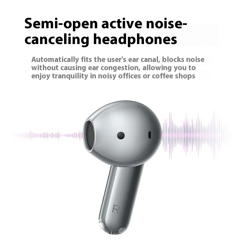 Honor UMA-ME00 ماوس لاسلكي مع سماعة أذن مزدوجة المغناطيسي الديناميكي سائق نشط الحد من الضوضاء طويلة التحمل مخصص AI ماوس