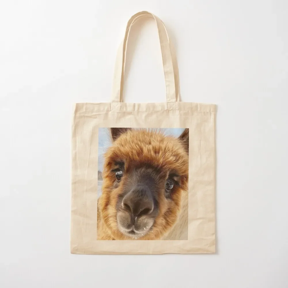 

LLAMA PORTRAIT Tote Bag canvas shopping bag Eco bag