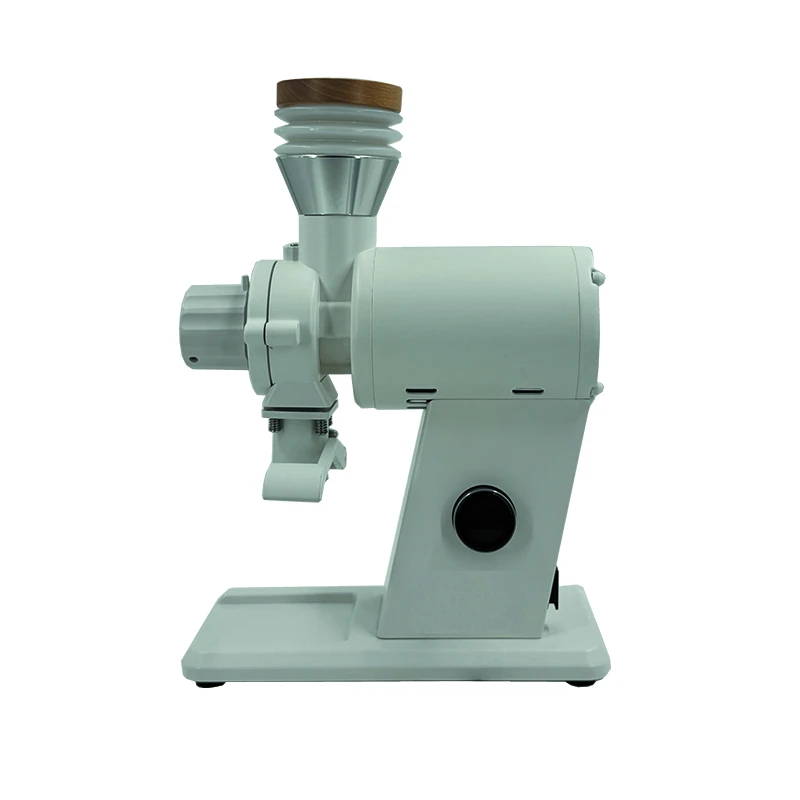 90mm Flat Titanium Coating Burr Espresso Coffee Grinder 600W 220V/50HZ Semi-Automatic for Coffee Shops
