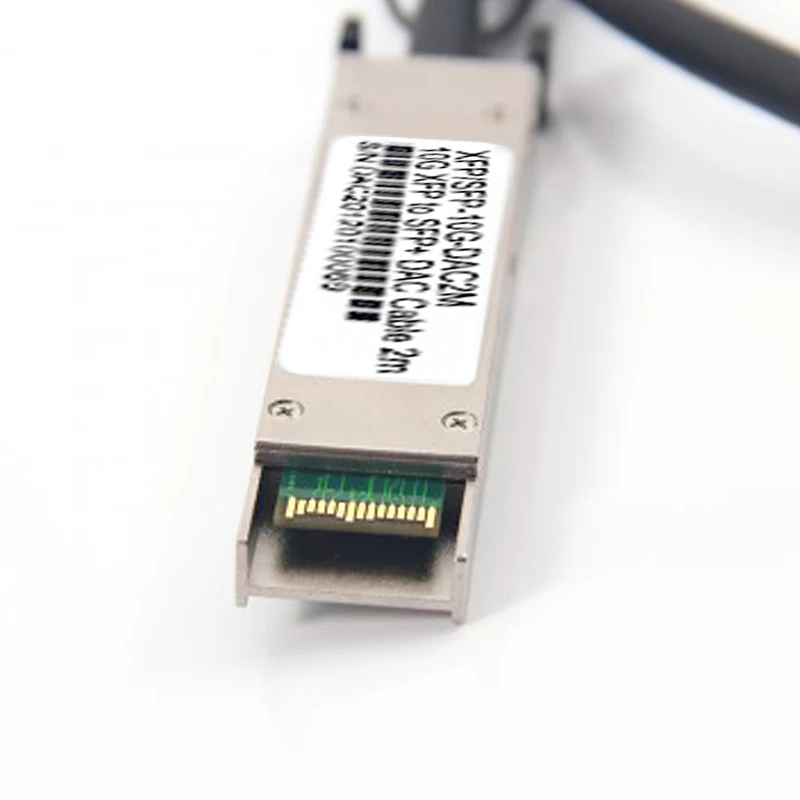 Imagem -05 - Xfp para Sfp Cabo Dac 10g 1m2m Passivo Direct Anexar Cobre 10gbps Cabo Twinax Compatível com Ciscoubiquitimikrotik Switch